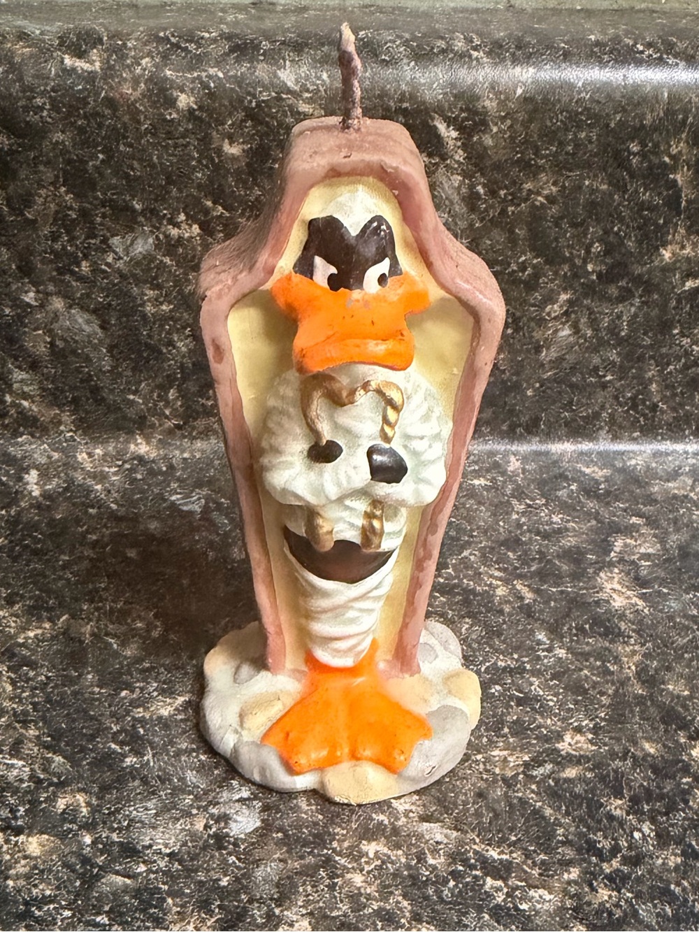 Vintage Daffy Duck Mummy Candle